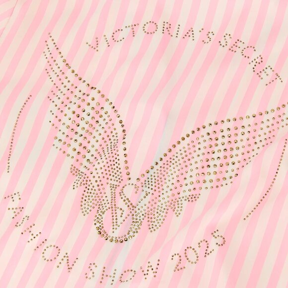 VS Backstage Satin Sparkle Long Pajama Set from Fashion Show 2025, Small - Picture 4 of 4